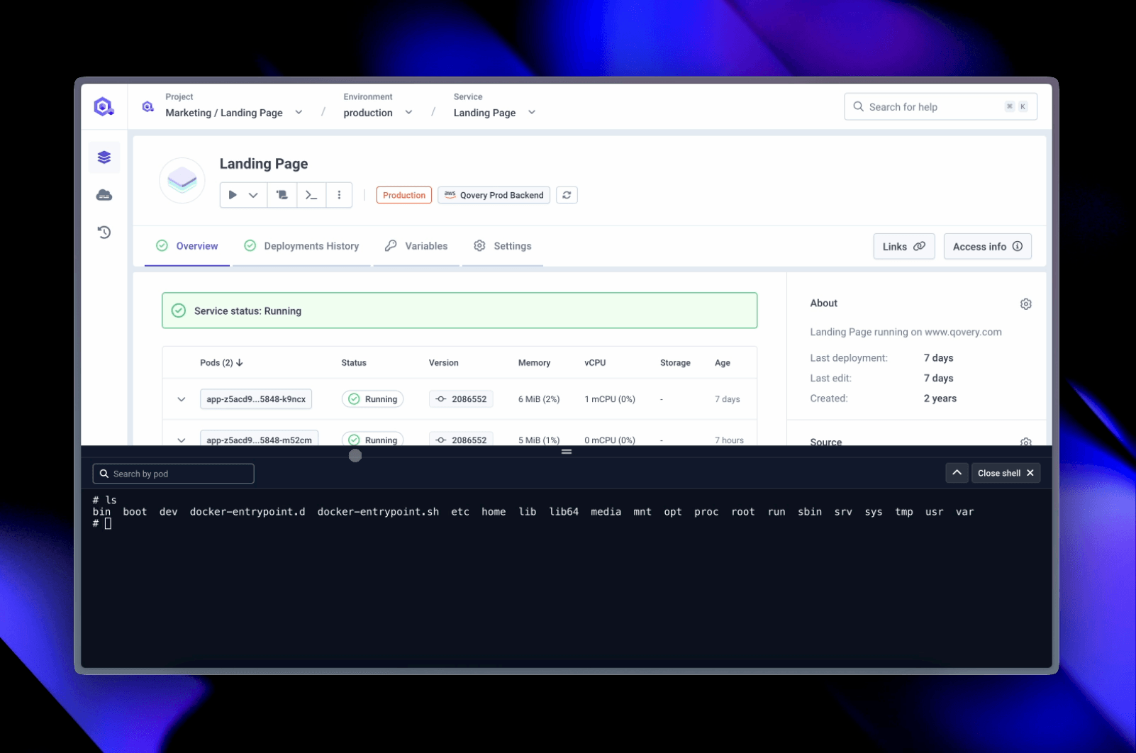 Preview Terminal